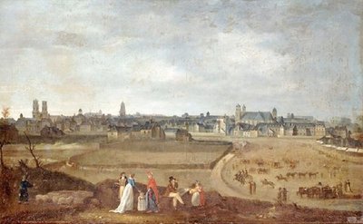 Blick auf Rennes, vom Marsfeld aus von Jean Loyer